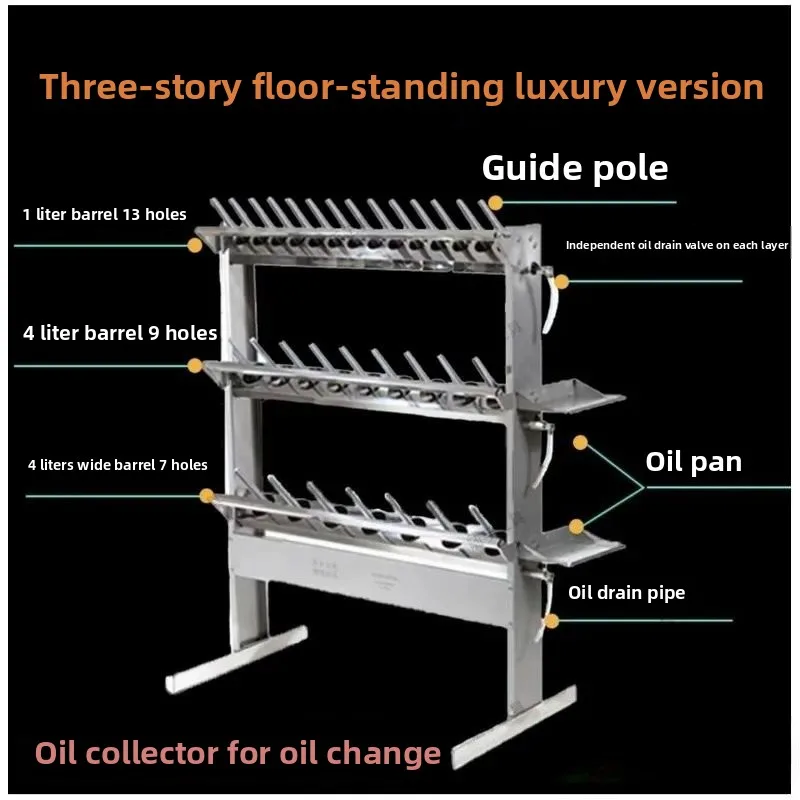 For Stainless Steel Residual Oil Collector for Kitchen Use Efficient Grease Trap and Waste Oil Storage Container Durable