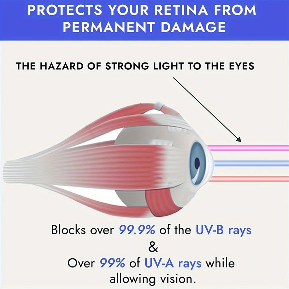 نظارات دباغة مرنة للحماية من الأشعة فوق البنفسجية في الأماكن المغلقة والخارجية، نظارات دباغة على الشاطئ، نظارات ناعمة قابلة للتعديل #3