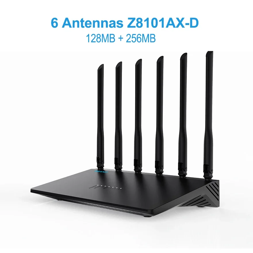 Wiflyer-AX3000 WiFi 6 Roteador, 3000Mbs, 5GHz, 256MB, 128MB, CPU ARM, Repetidor De Malha, Amplificador De Rede De Sinal Externo, Casa Inteligente