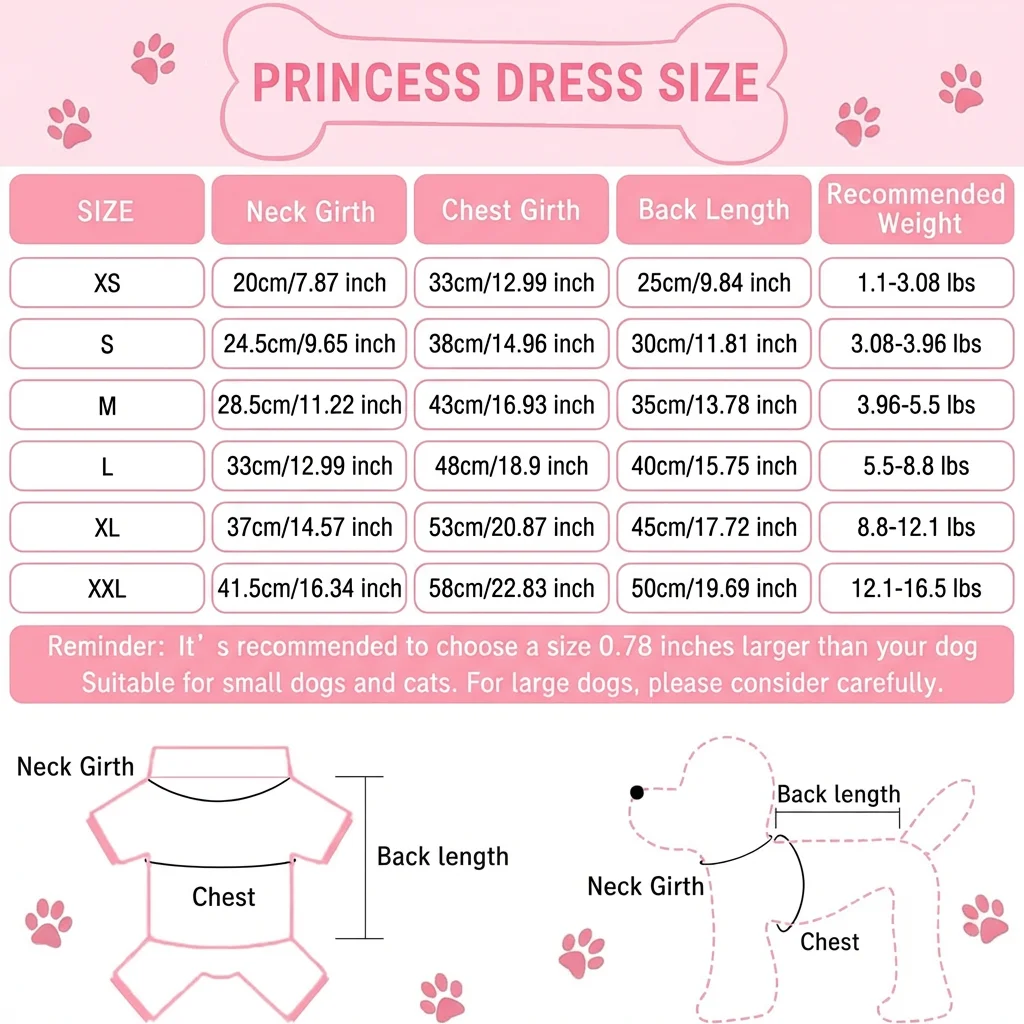 Vestido con lazos para perros y gatos pequeños – Primavera/verano - imagen 2