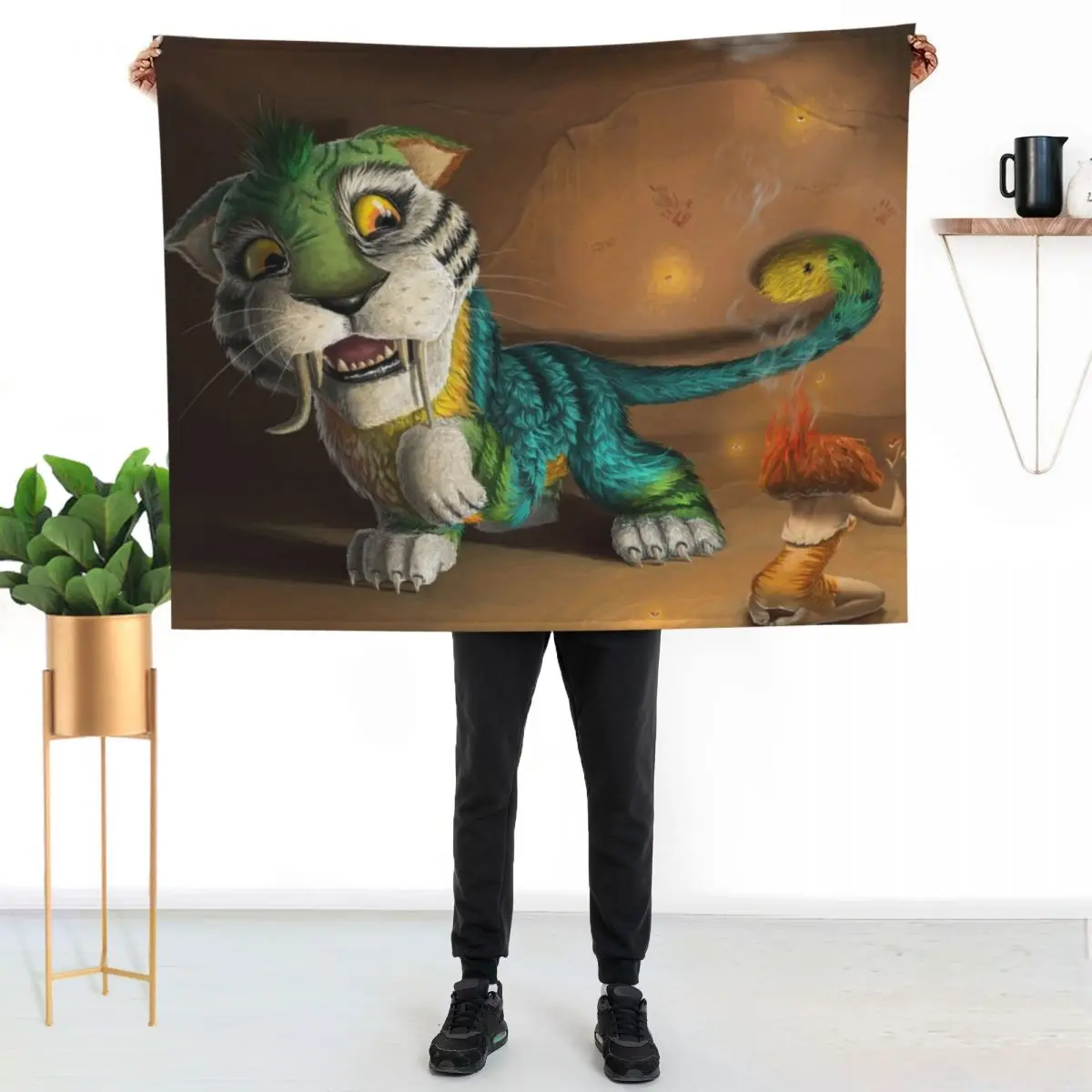 

the croods Throw Blanket Lightweight Warm Blanket for Indoor Outdoor Use