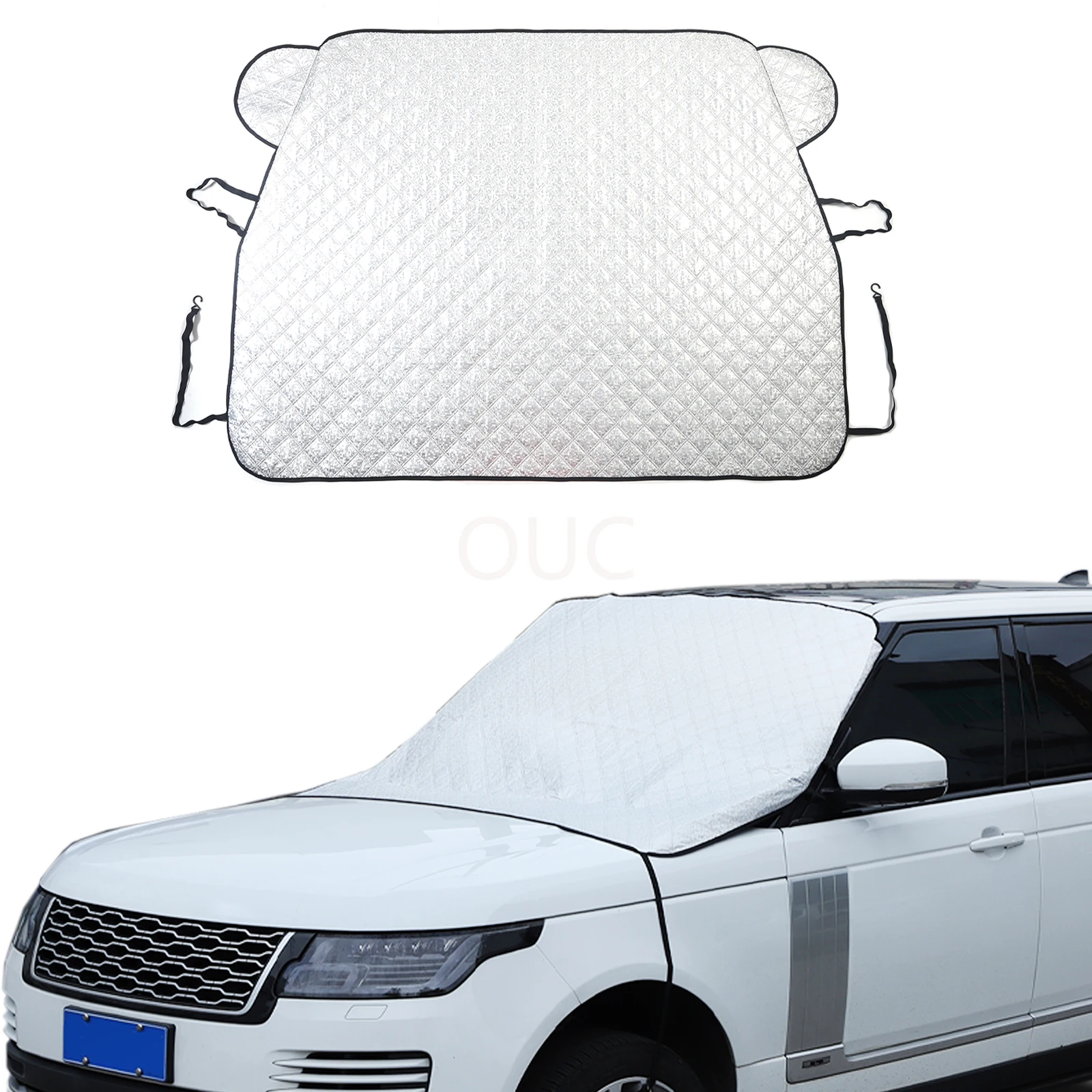 

Car Winter Windshield Snow Cover Snowproof Anti-Frost Ice Control Sunshade Protector Cover For LR Range Rover Vogue 2018-2023