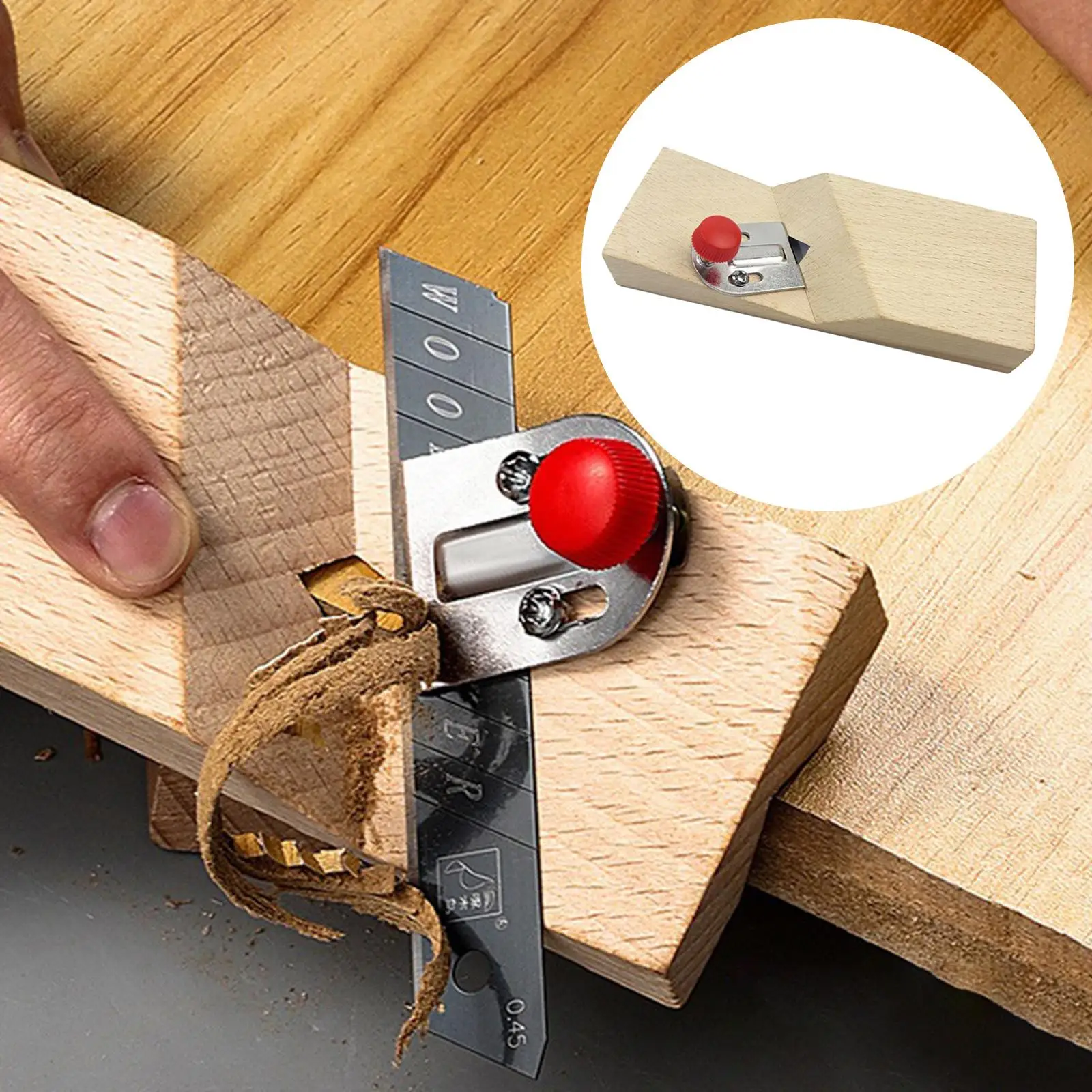 Chamfer Plane Quick Edge Planing Woodworking Hand Planer Bevel Edge Plane Edge Rounded untuk Woodworkers Pemula