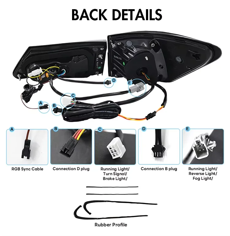 مبيعات المصنع مباشرة لملحقات السيارات للمصابيح الخلفية IS XE10 250 300 350LED