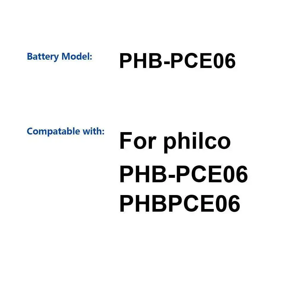 

Mobile Phone Battery 4000Mah For Philco Phb-PCE06 Reliable Power Supply