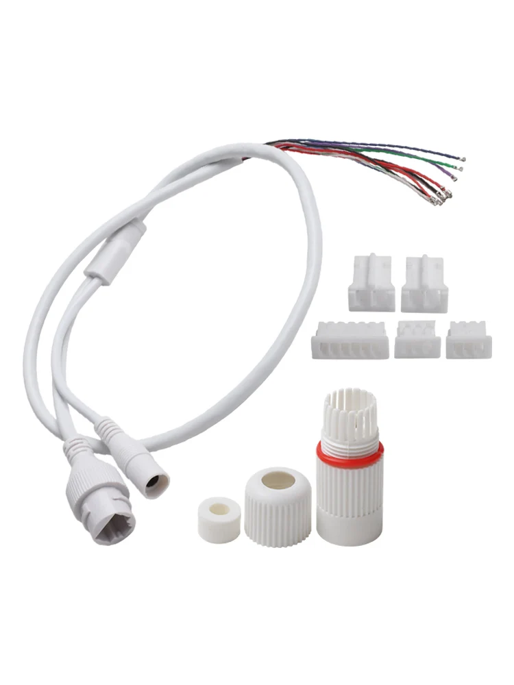 70cm CCTV Network Cable For RJ45 Pigtail Cable Network Waterproof Cable Power For IP Camera PCB Module Cable Electrical Supply