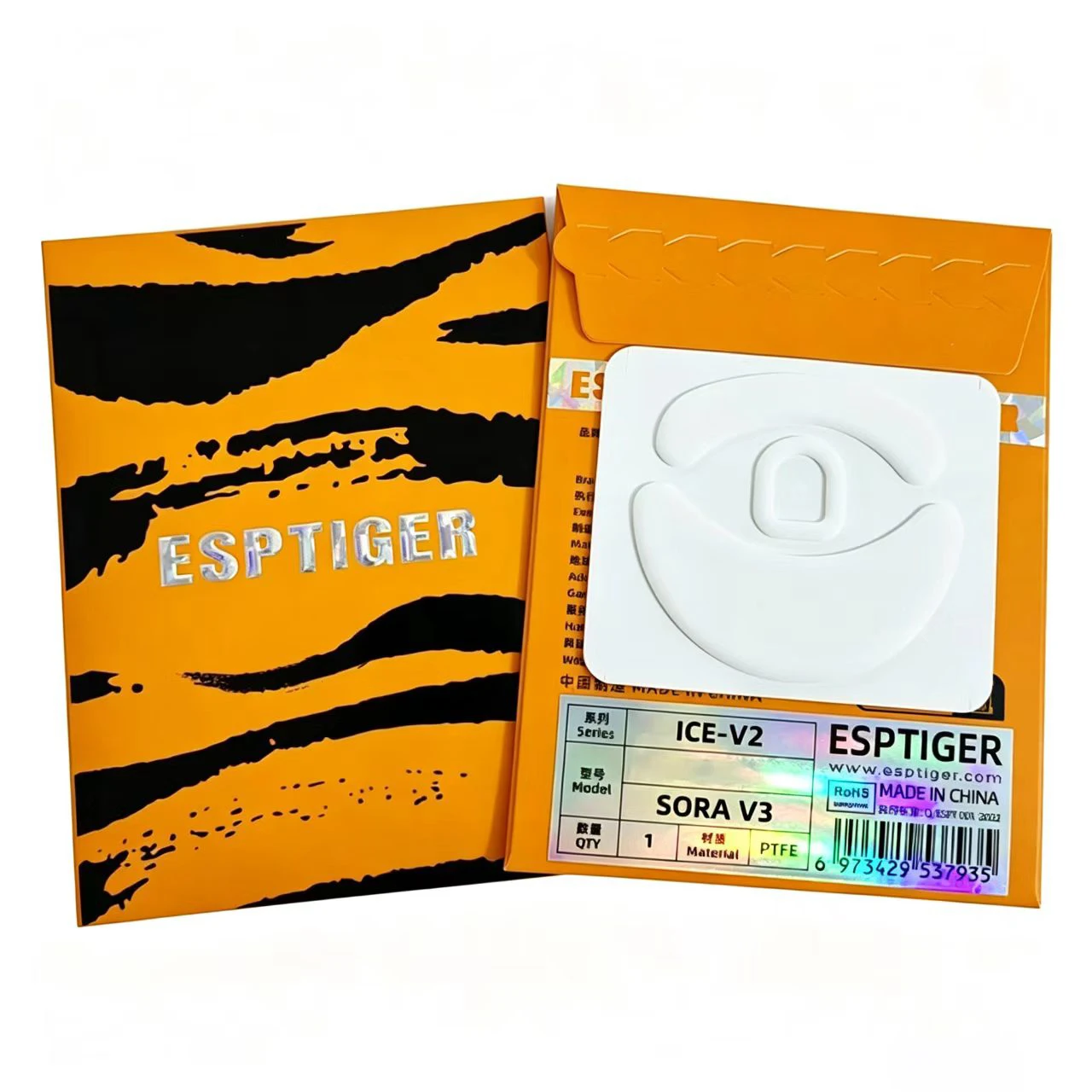 ESPTIGER ICE Mouse Skates Feet For Ninjutso Sora V3 Cambered Surface PTFE Anti Collapse