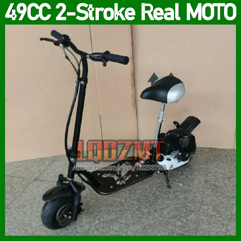 Adult Gasoline Scooter 49CC 2Stroke Outdoor Sports Racing Game Gas MOTO Trail-bike Trail bike Crosscountry Scrambling Motorcycle