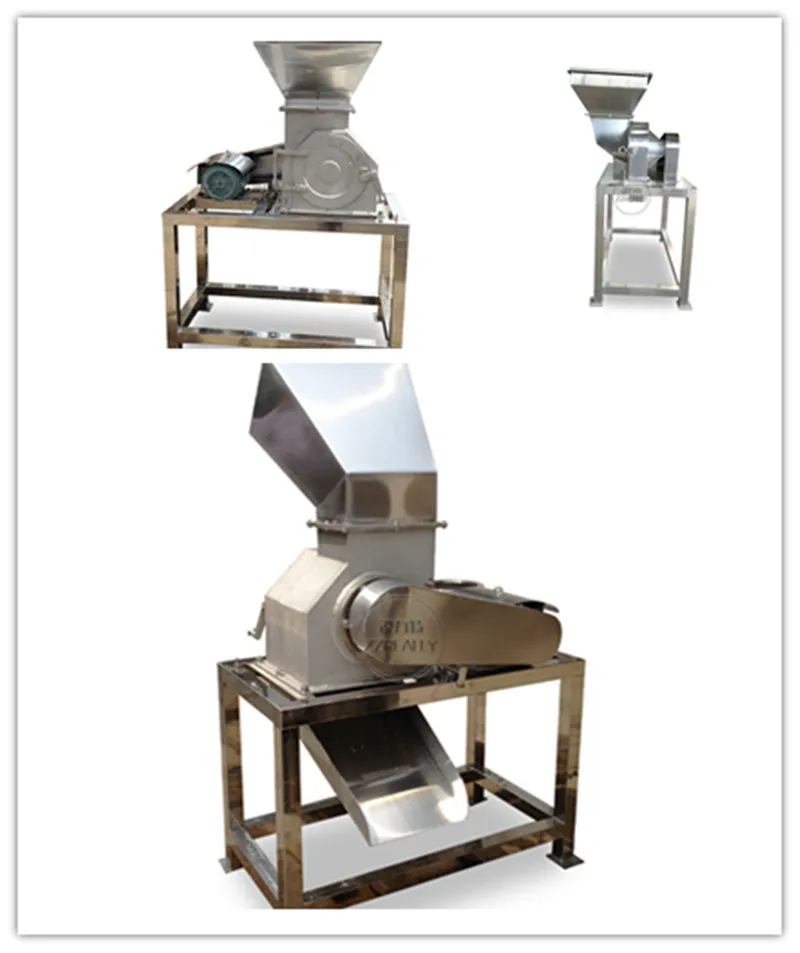 T/h eléctrico de acero inoxidable para manzana, frutas y verduras, jaula para ardilla, jengibre, ajo, Chile, trituradora, máquina pulidora