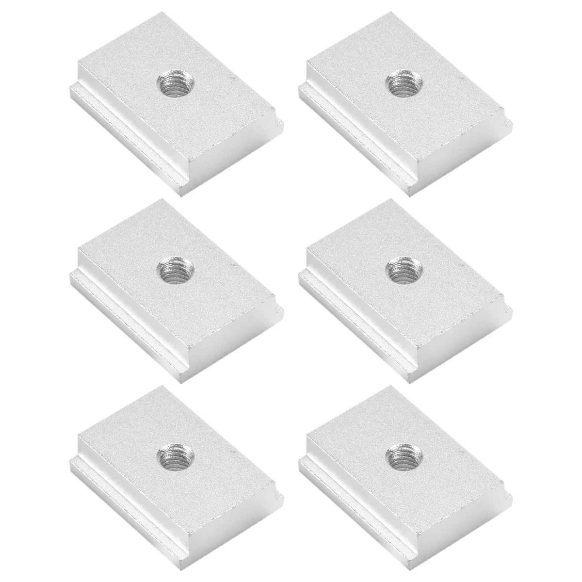 ABNQ 6 Pcs T-Slot Nuts, M6 T-Rail Sliding Nuts, Aluminum Slot Nuts, Track Sliding Nuts,Furniture Slot Nuts for Slot Fastening