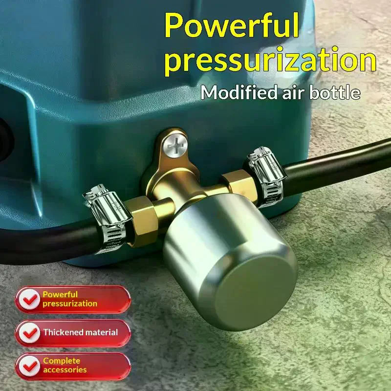 Removable Sprayer Pressure Cylinder Full Copper Electric Sprayer Air Tank Corrosion-Resistant Booster Pressure