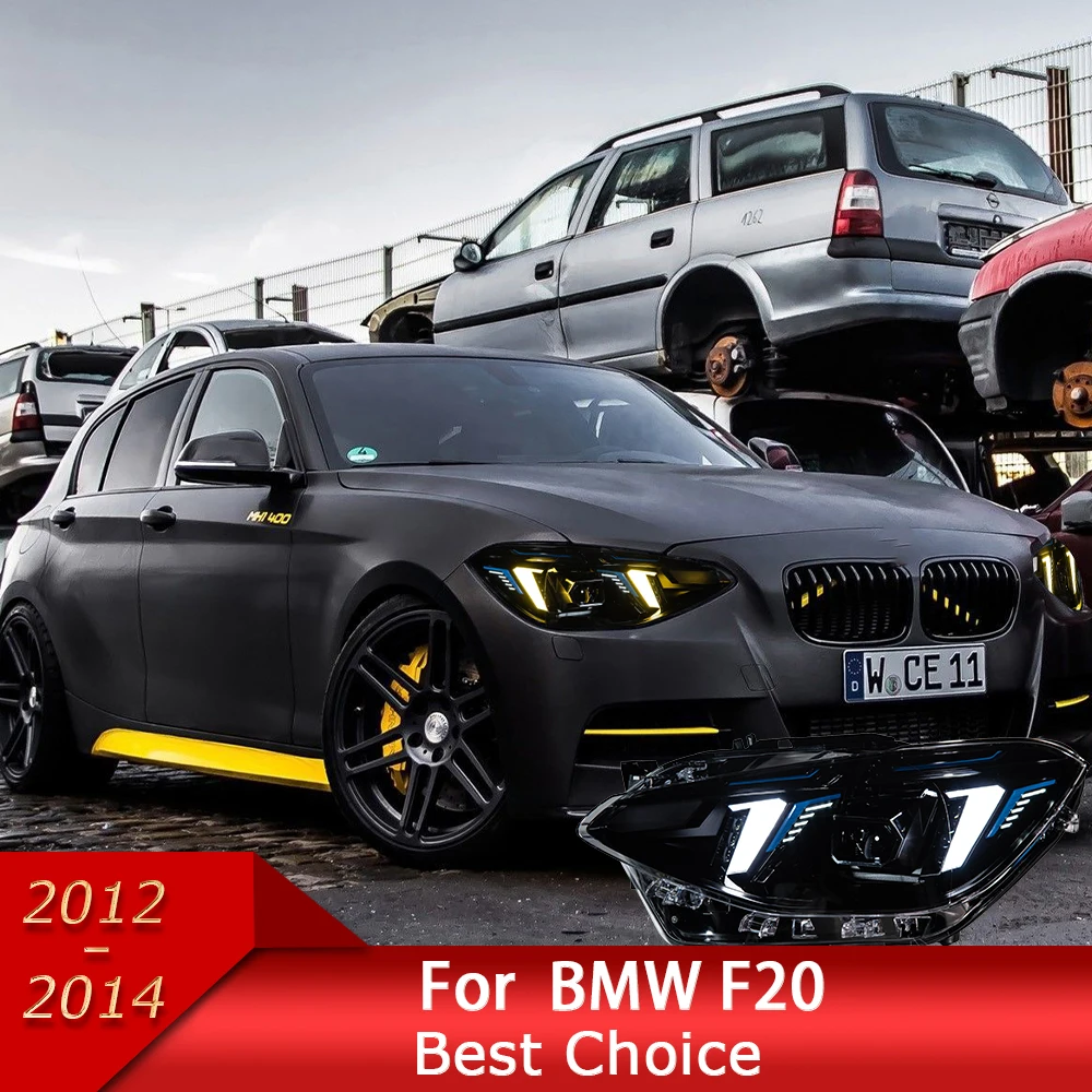 Car Lights for BMW F20 2012-2015 1-series LED Auto Headlights Assembly Upgrade Bifocal Lens Dynamic Lamp Exterior Accessories