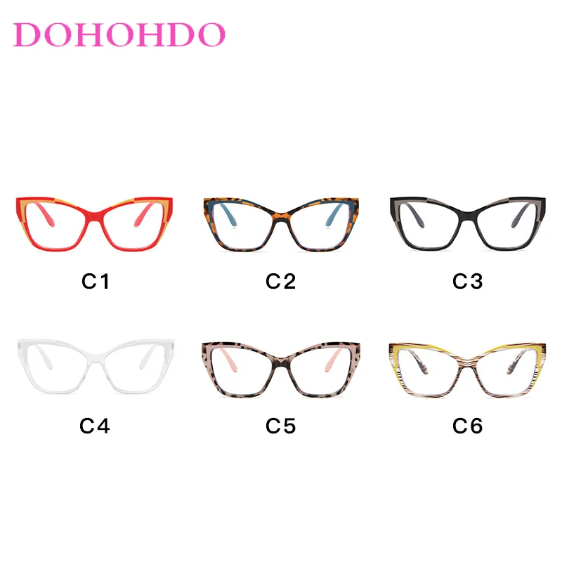 

Fashion Vintage Luxury Brand Design Unisex Blue Light Cat Eye Optical Glasses For Men Women Computer Classic Glasses For Gaming