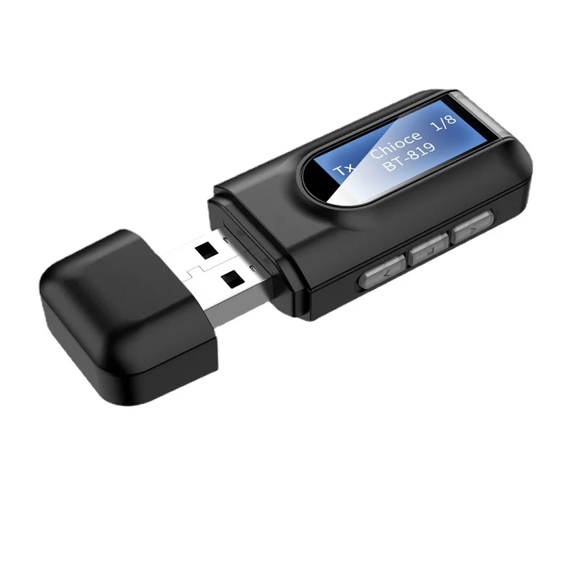 

Bluetooth Transmitter Receiver Car Two-in-One New RT11 with Screen 5.0 USB Bluetooth Audio Converter