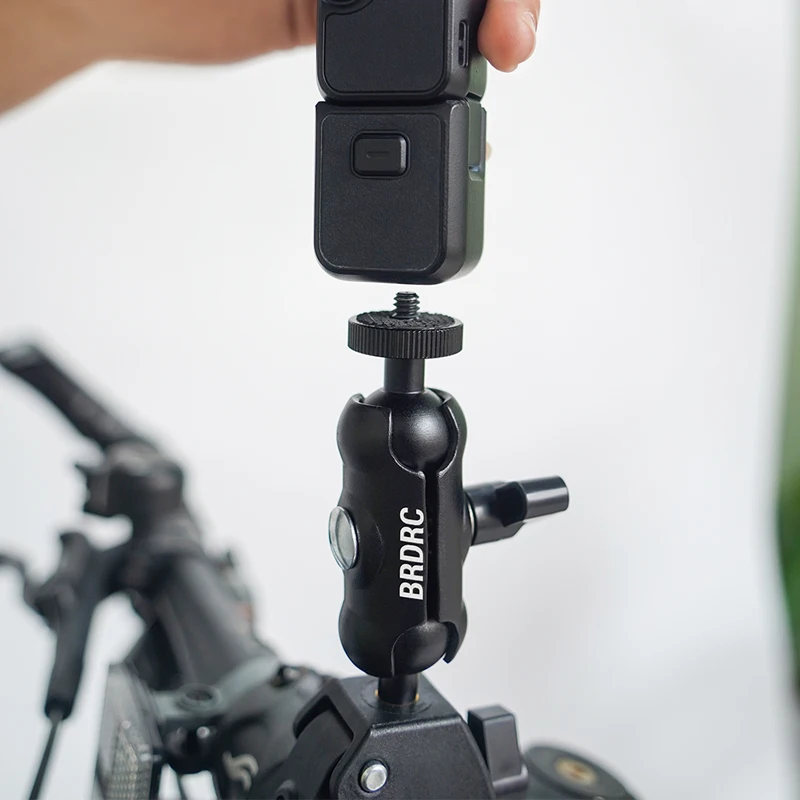 Bike Clip Mount for DJI Pocket 4/3/2,Bicycle Bracket Holder Fix Clamp Handheld Gimbal Camera Accessories