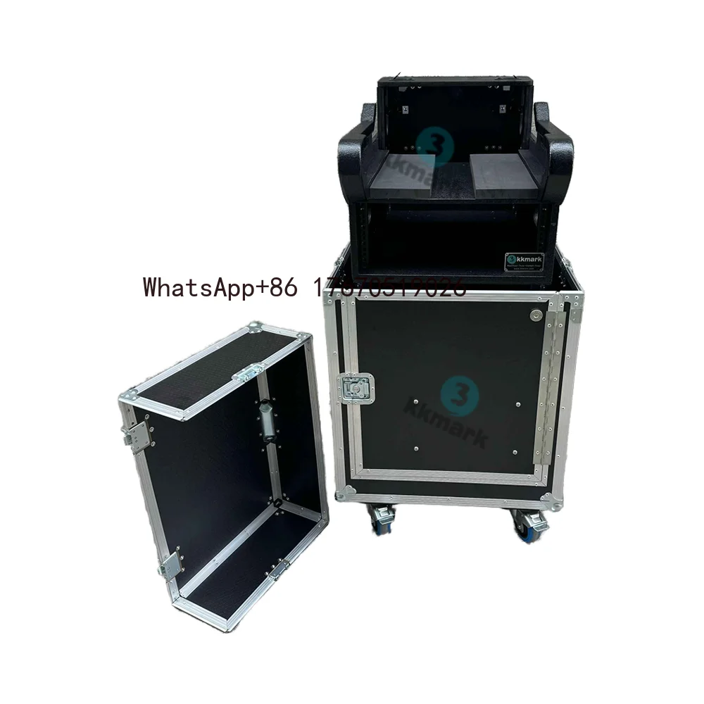 Estuches de transporte personalizados negros con elevación hidráulica y tapa abatible para mezcladora DJ, para consola Midas M32R, modelo 2026 - Actividades realizadas