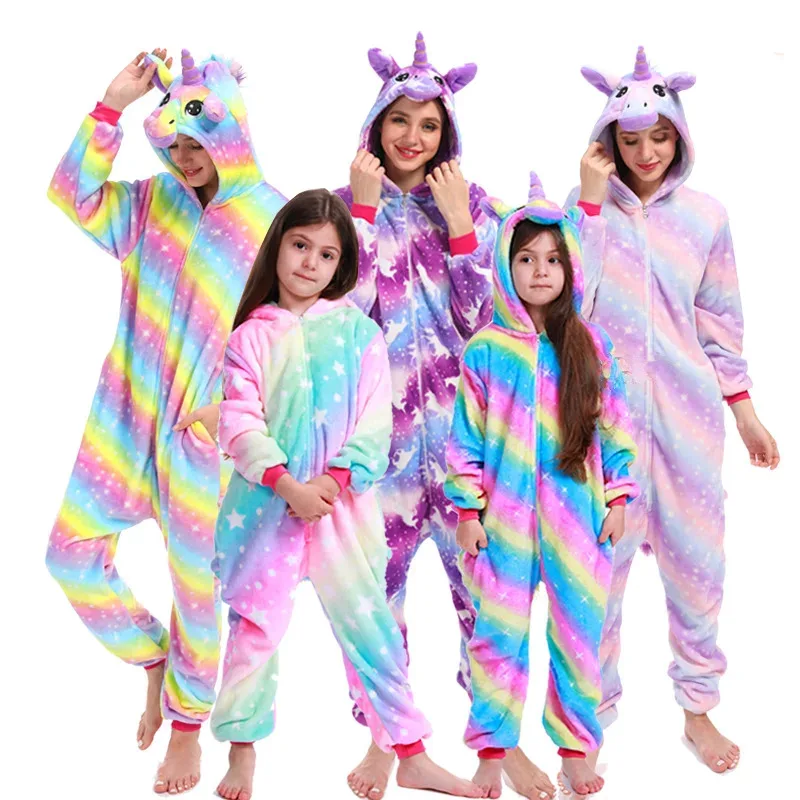 

Kigurumi Unicorn Onesies Cartoon Pajamas For Adults Women Men Animal Pyjamas Homewear Halloween Christmas Cosplay Party Costume