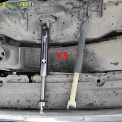 Alloy Engine Bonnet Release Tie Rod Front Grille Cover Hood Lock Latch Connecting Kit for ford focus 2 mk2 c-max accessories