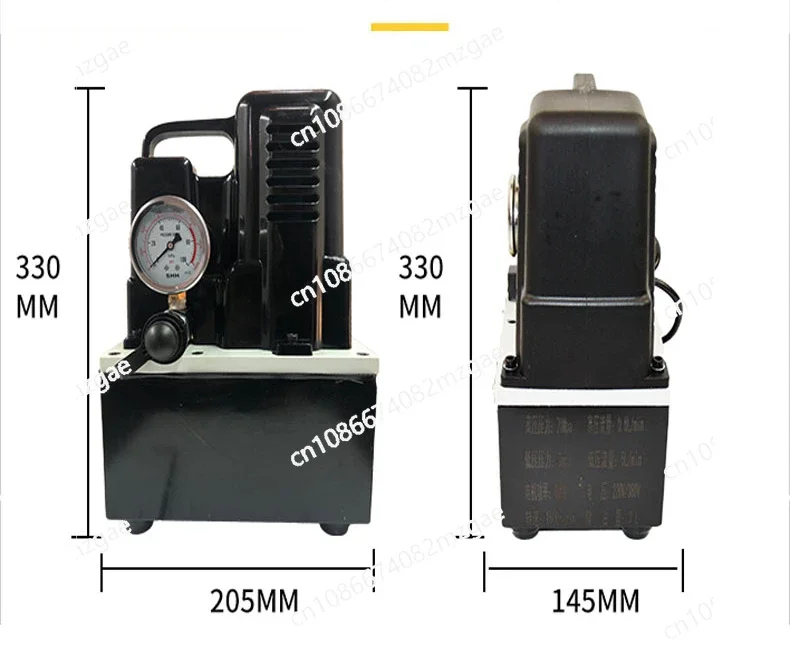 Electric hydraulic pump  ultra-high pressure small 220V rechargeable remote control single double three return oil pump