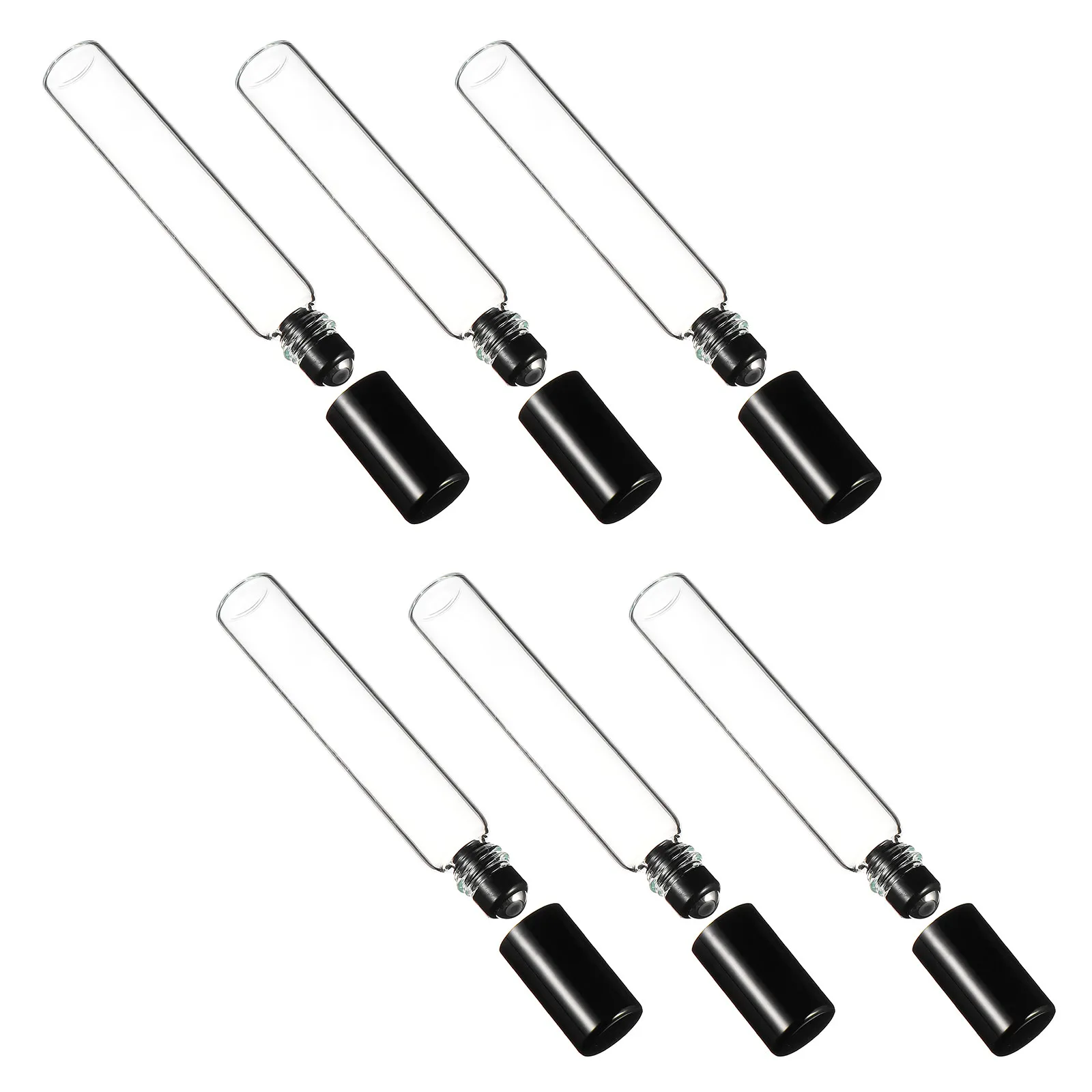 

6Pcs Essential Oil Glass Roller Bottles Leakproof 10Ml Refillable Perfume Vials Compact Travel Massage Skin Absorption