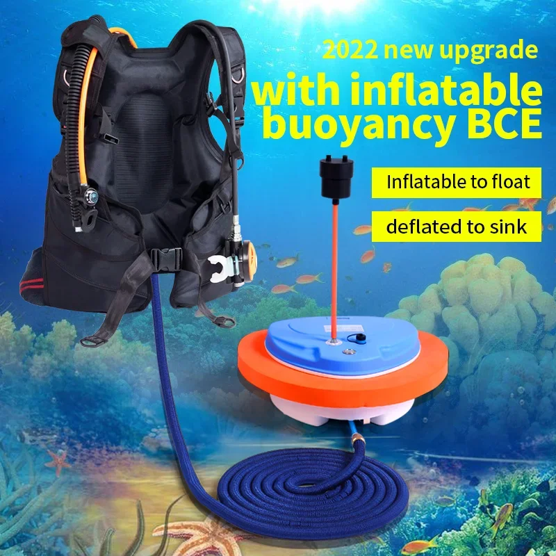 Z500 New Scuba Diving Snorkel Equipment Trap Mobile Ventilator Support Deepest Time To 10M Is 3.5-5H Underwater Snorkel