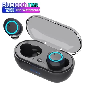 Y50 TWS Bluetooth -Kopfhörer, drahtloses Headset, wasserdichte "wasserdichte, tiefe schwerwiegende Kopfhörer, echte drahtlose Stereo -Kopfhörer, Sportkopfhörer 6 Hauptverkaufstelefon Y50 - №5