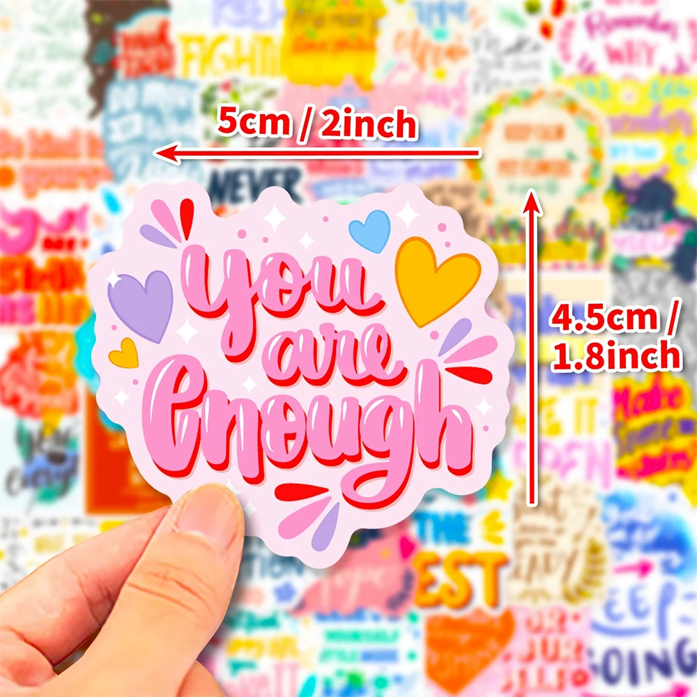 10/30/50pcs Pink Motivational Quotes Graffiti Sitckers Cute Inspirational Decals DIY Laptop Notebook Bike Aesthetic Sticker Pack
