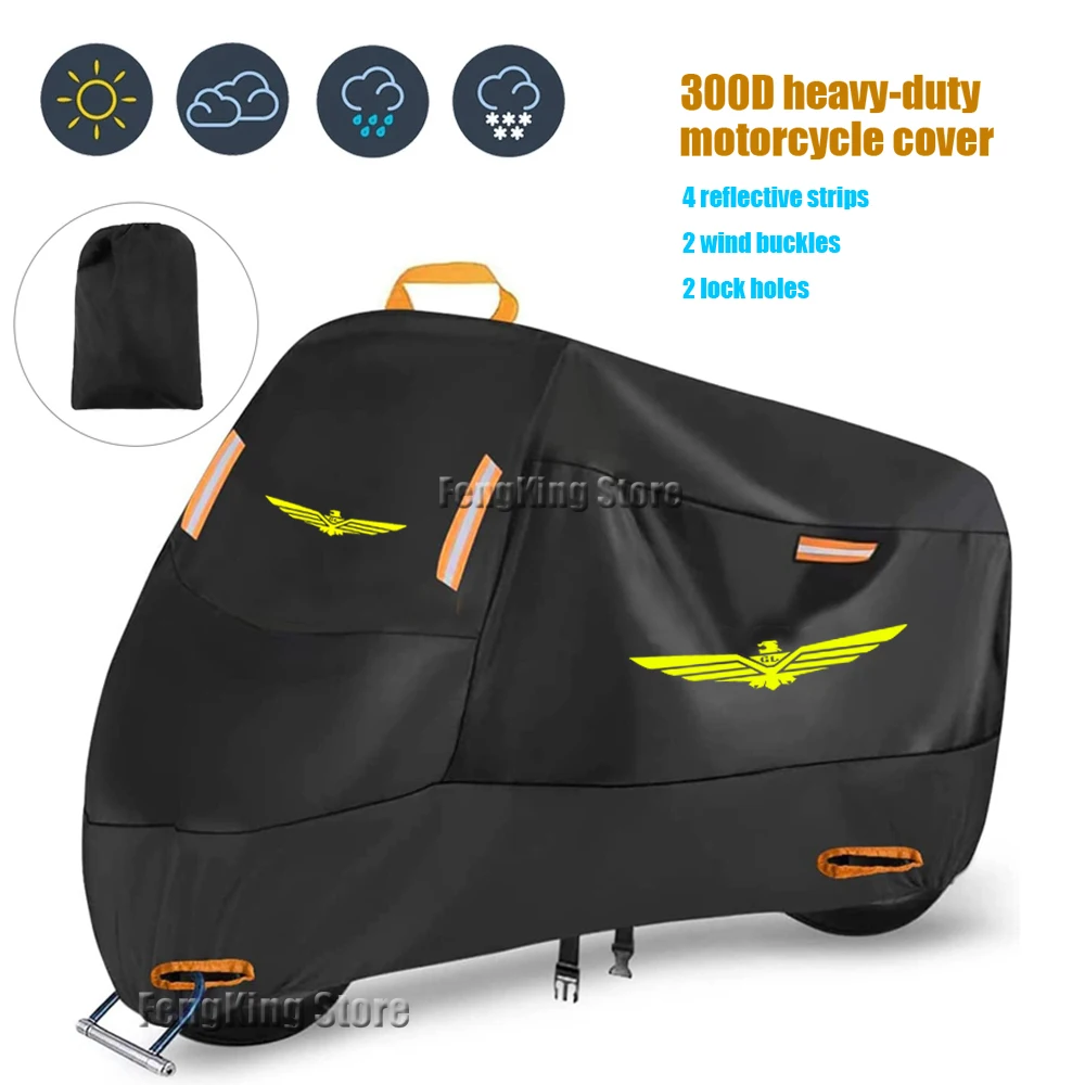 

For Goldwing1800 GL1800 F6B Motorcycle Cover Waterproof Outdoor Motorbike Rain Dustproof Snow Sun UV Protector