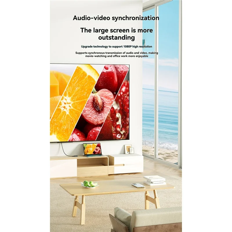 USB+ Typ-C auf Dual 1080P Dual Monitor Extend Splitter Extended Display Kompatibler Adapter für 2 Monitore