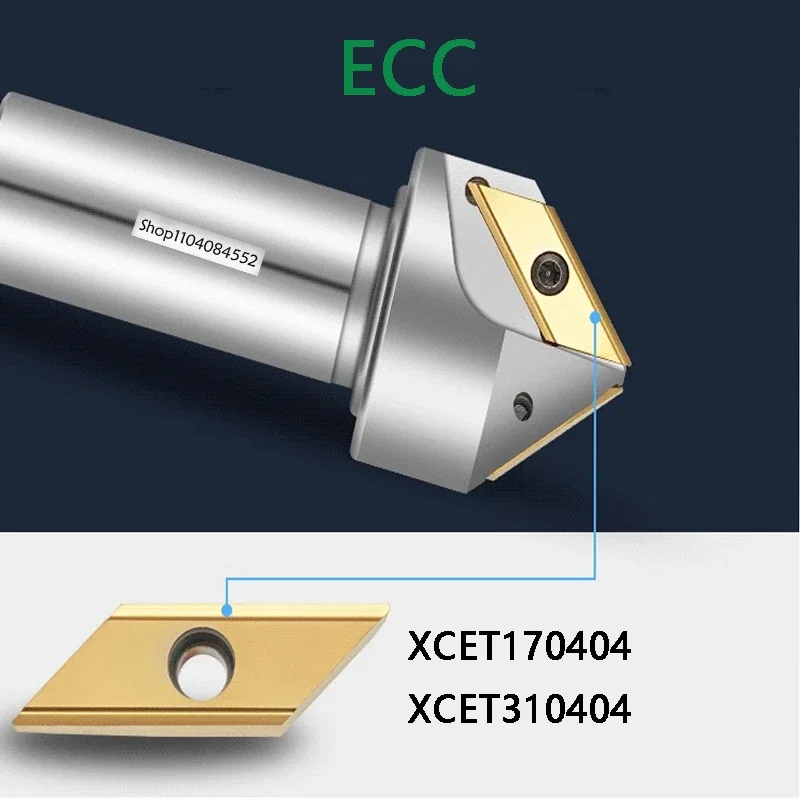 

CNC ECC ECC17005 ECC31005 Стержень для снятия фаски с длинным краем 30, 60 градусов, установленные вставки с большой апертурой XCET 170404 XCET 310404