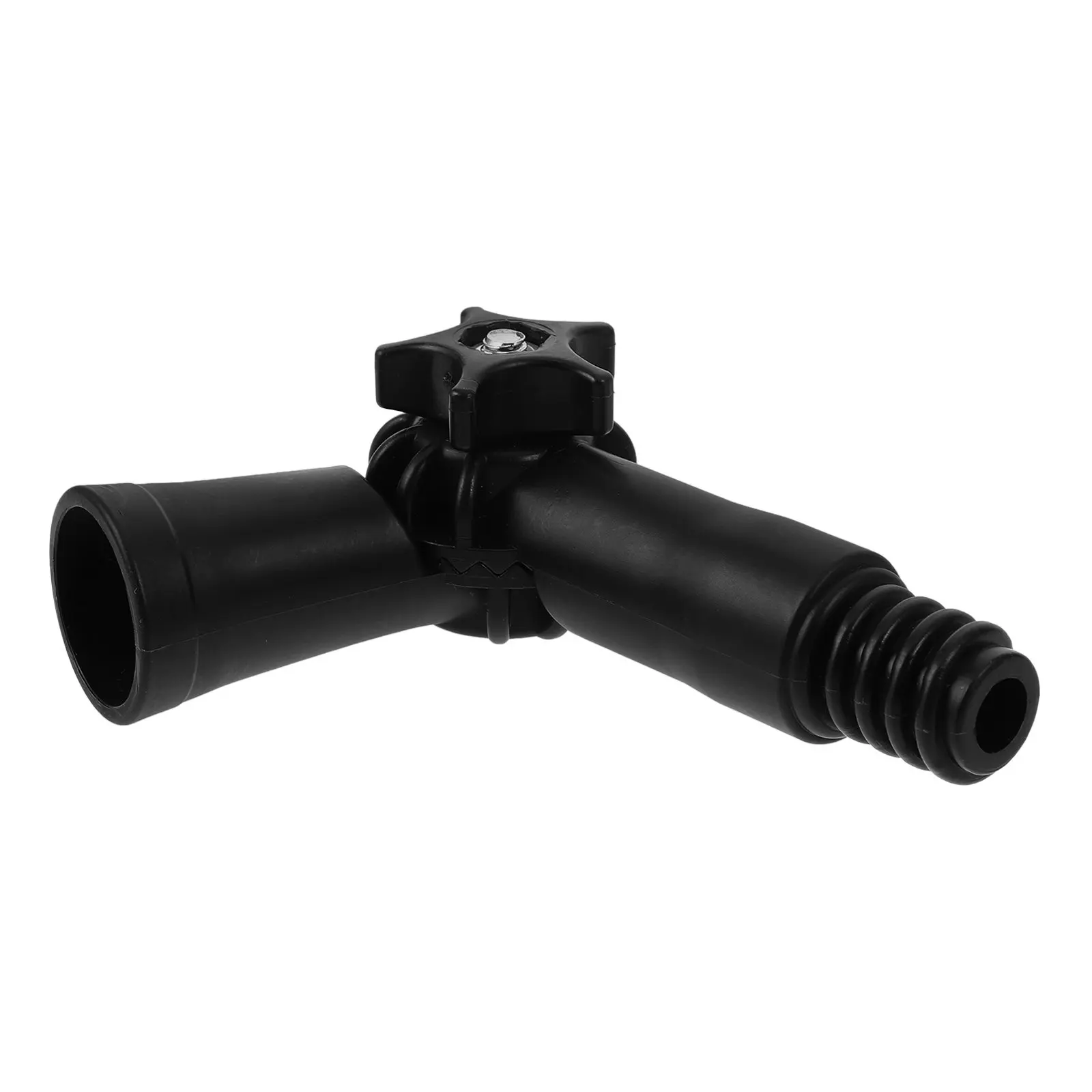 Universal Joint Angle Adaptor Threaded Extension Pole Compatible with Duster Brush Head Telescopic Cleaner Handle for Cobweb