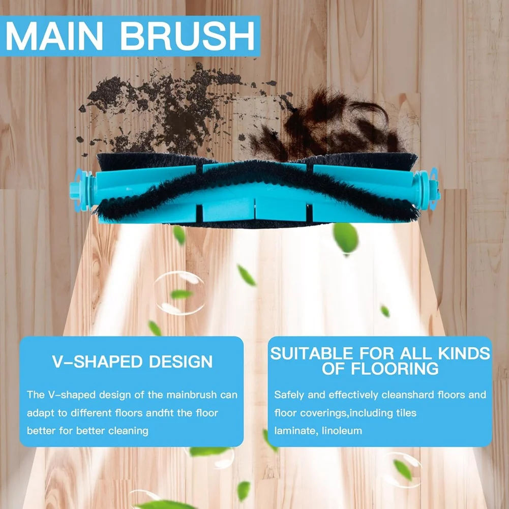 Для Cecotec Conga 8290 Power Ultra Home Genesis/7490 Immortal X-Treme Основная боковая щетка Hepa-фильтр Швабра Тканевые мешки для пыли_A66K