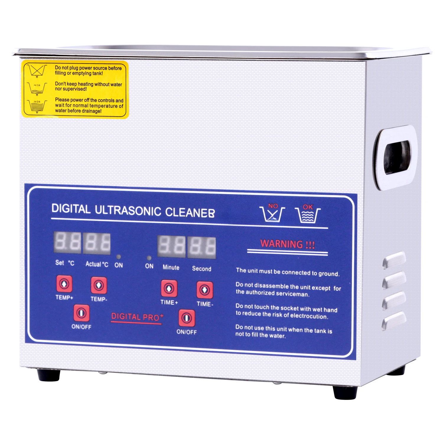 High Frequency 40khz Digital Cleaner Mechanical Ultrasonic Cleaning Machine