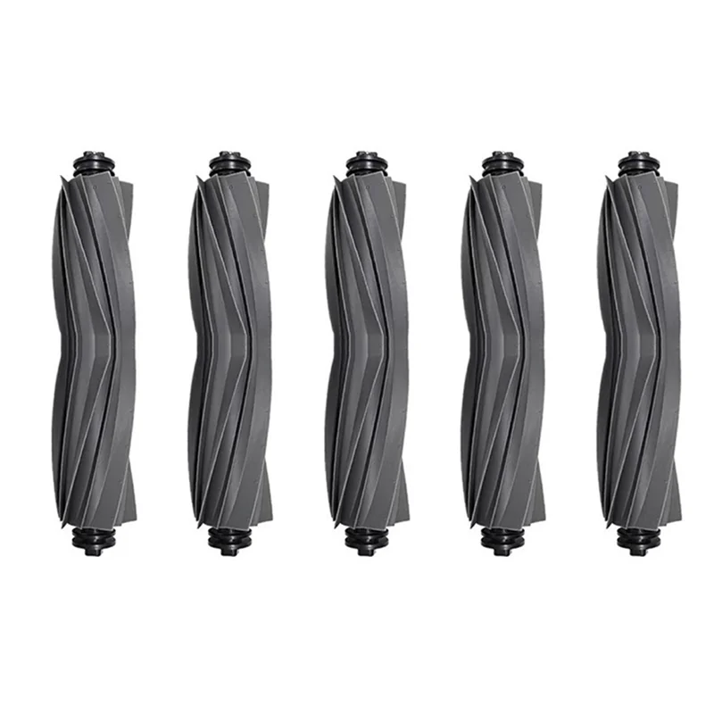 A44T 5X For Xiaomi Dreame Bot L10S Pro L10S Ultra S10 S10 Pro Robot Vacuum Cleaner Rubber Brush Main Brush Replacement Parts