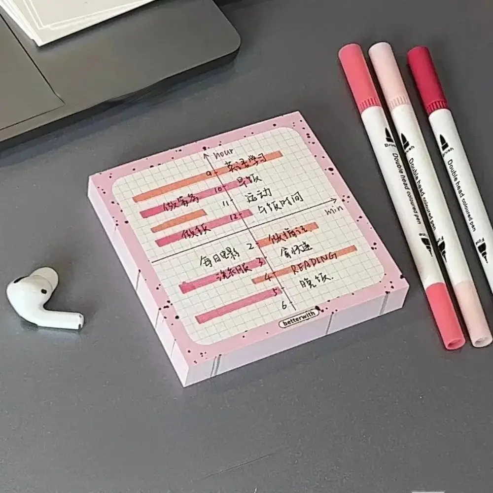 50 Pads/Pack Paper Transparent Inches Sticky Note Pads Office Supplies Posted It Sticky Note Pads Scrapbooking Notepads