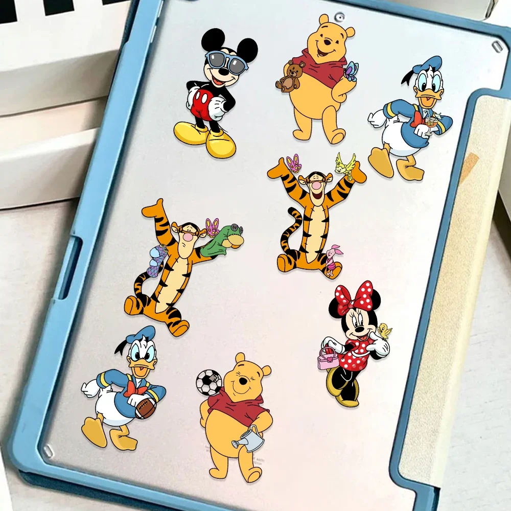 8/16Sheets Children DIY Puzzle Stickers Disney Micke Make-a-Face Funny Assemble Jigsaw Cartoon Sticker Kids Educational Toys