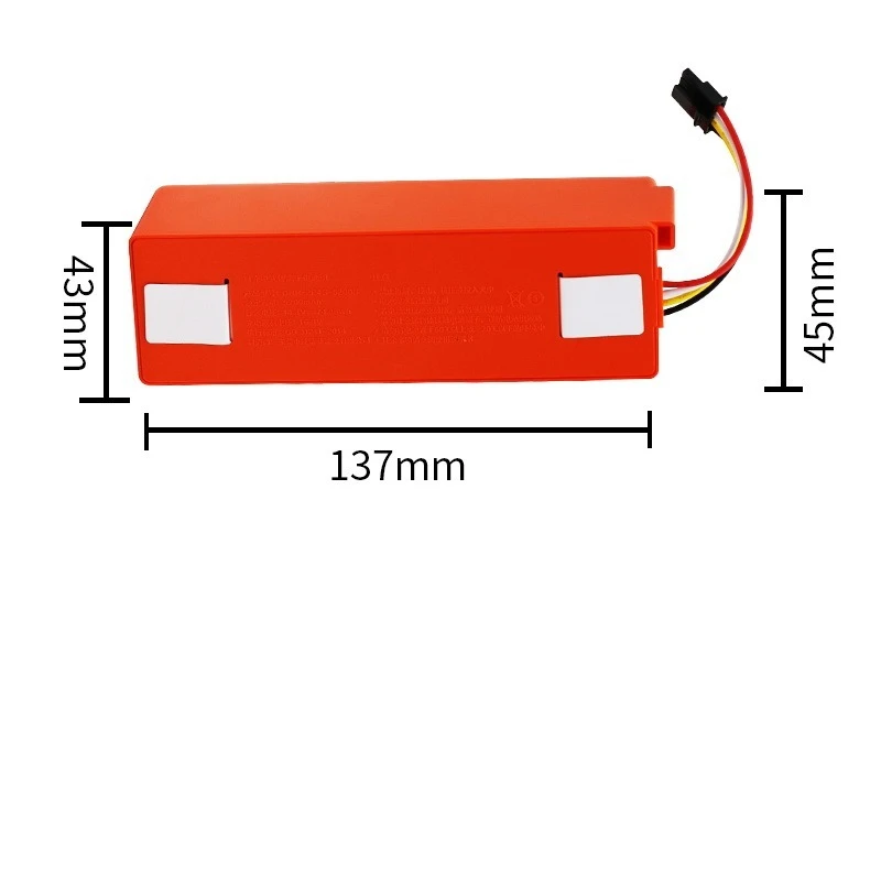 لبطارية المكانس الكهربائية الروبوتية Xiaomi 14.4V الجيل 1 والجيل 2 Roborock 1S وSDJQR01RR