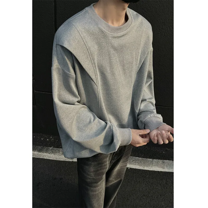 

Spring Hoodie Men Oversized Round Neck Sweatshirt Men Streetwear Hip-hop Loose Pullover Hoodie Mens Hoody Plus Size M-5XL