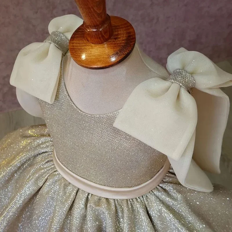 Teenmiro First Birthday Party Dress For Girls Princess Baby Dresses for Occasions Children Flower Girl Costumes for Weddings
