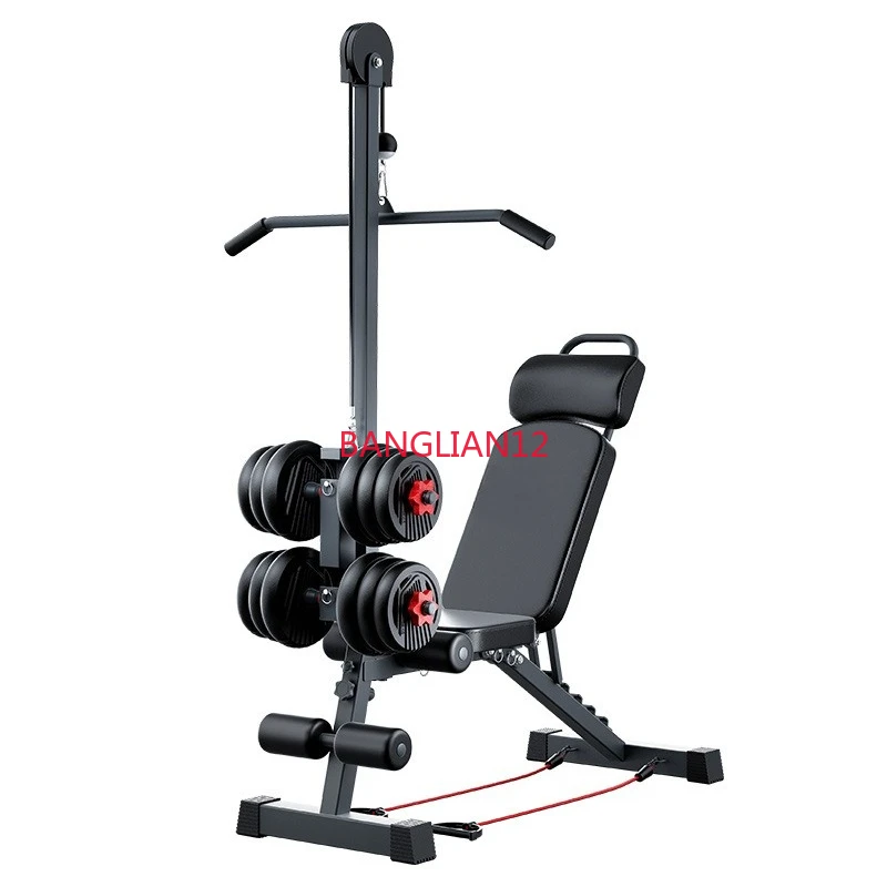 

Скамья для гантелей, тренажер для пресса, домашнее фитнес-оборудование, многофункциональное.