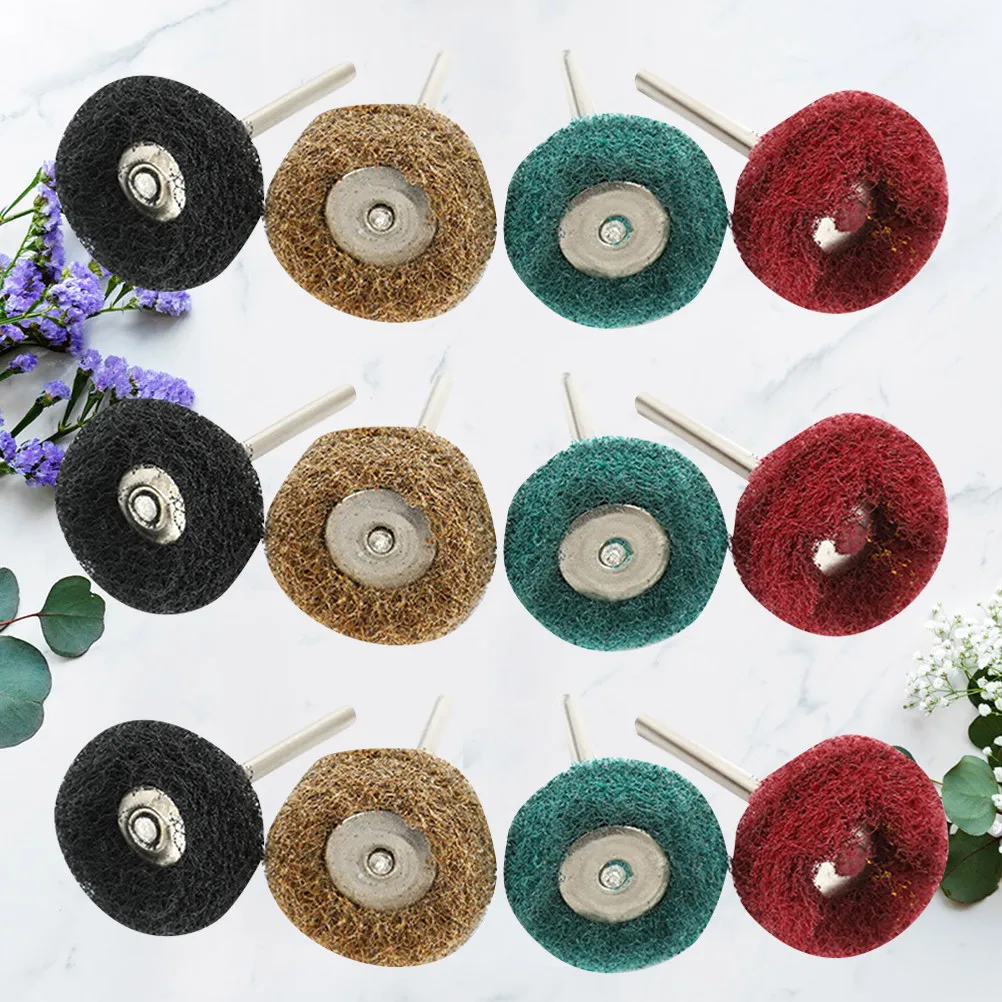 

80pcs Buffing Wheel Set Nylon Polishing Wheels For Drill Rotary Tool Metal Polishing Abrasive Grinding Wheel Kit Rust Removal