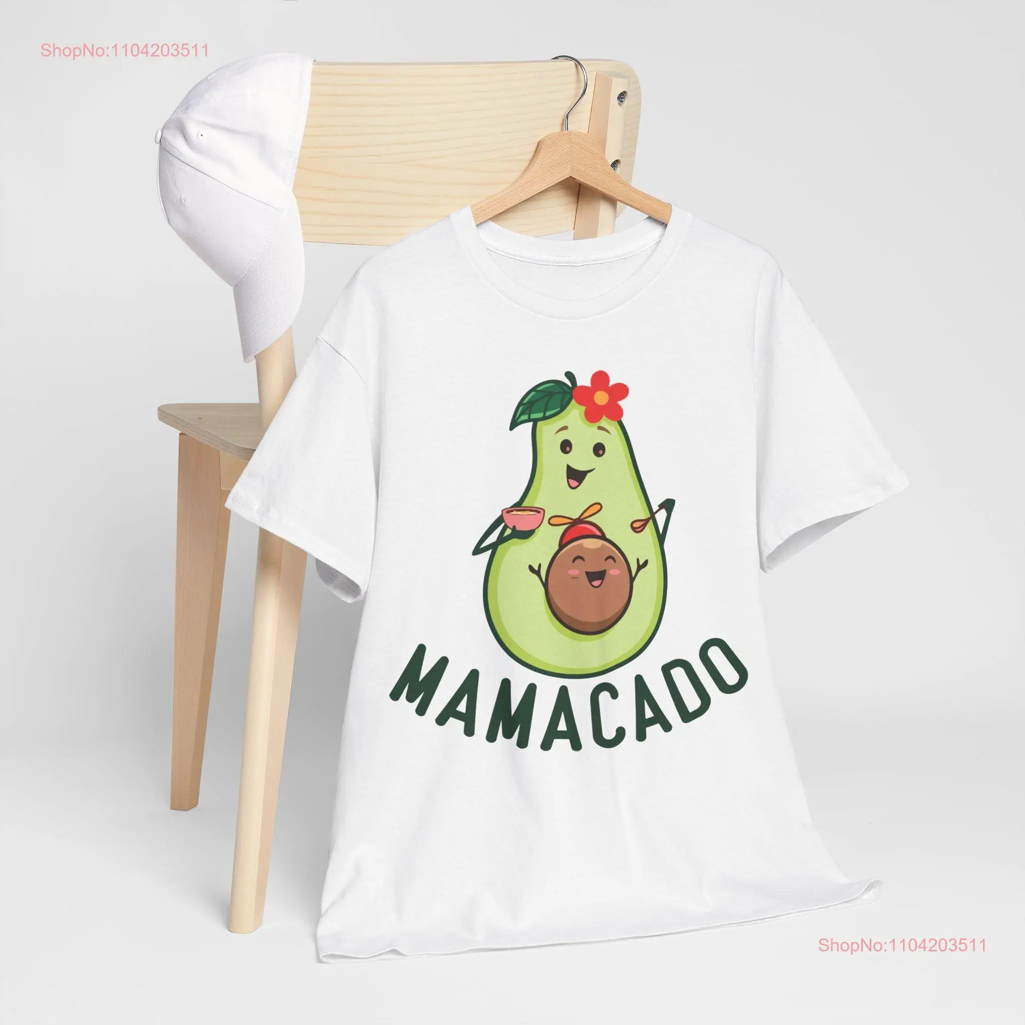 Mamacado T Shirt Avocado Mom Mother's Day Pregnancy AnnouncemenT Funny Mama  long or short sleeves