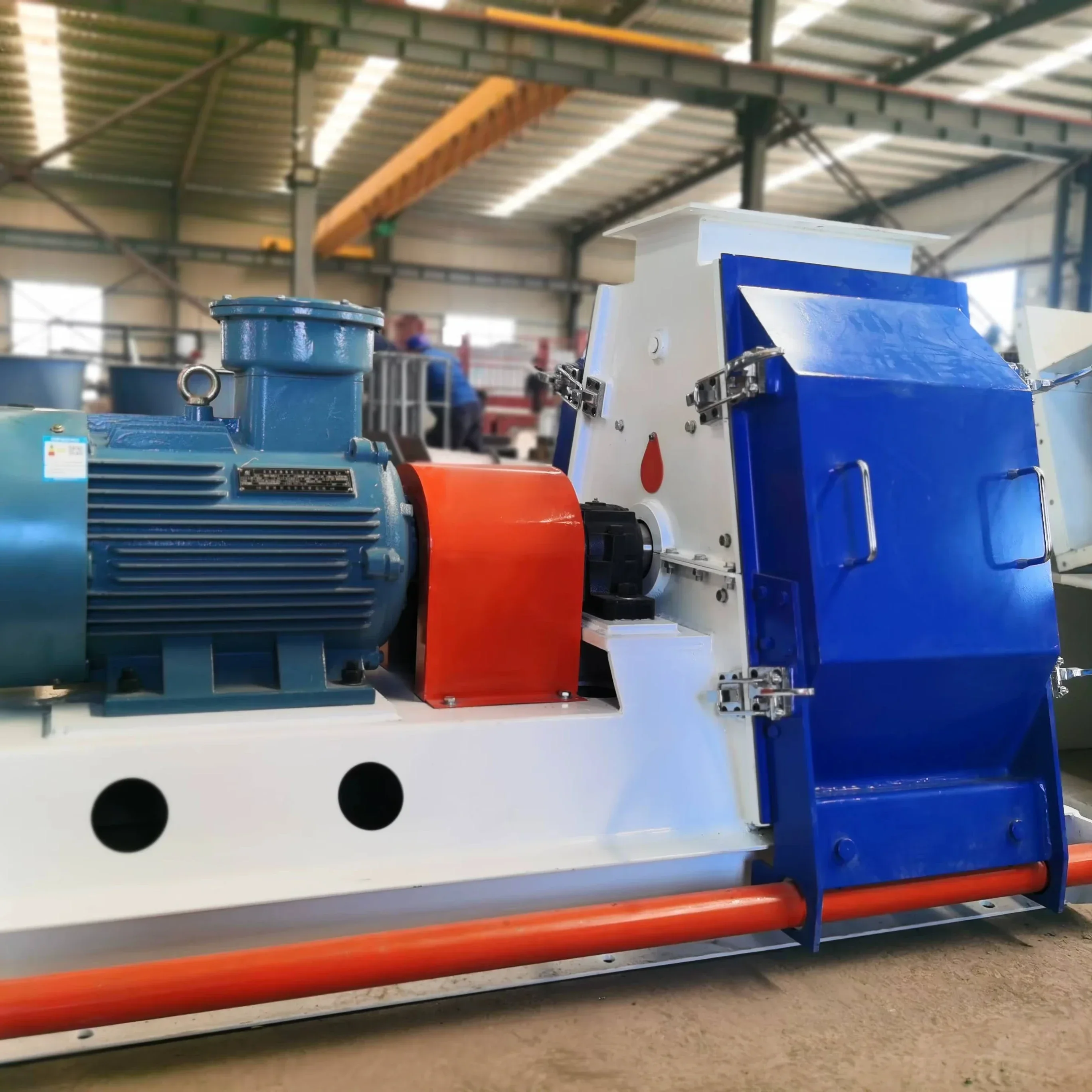 【Best-selling】1 Ton/h Factory New Condition Hammer Mill Type Soybean Seasoning Grinder Drop Model Fineness for Corn & Soybean Me