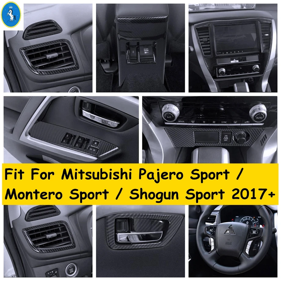 

Air AC /Steering Wheel / Window Lift Cover Trim Accessories For Mitsubishi Pajero Sport / Montero Sport / Shogun Sport 2017-2021