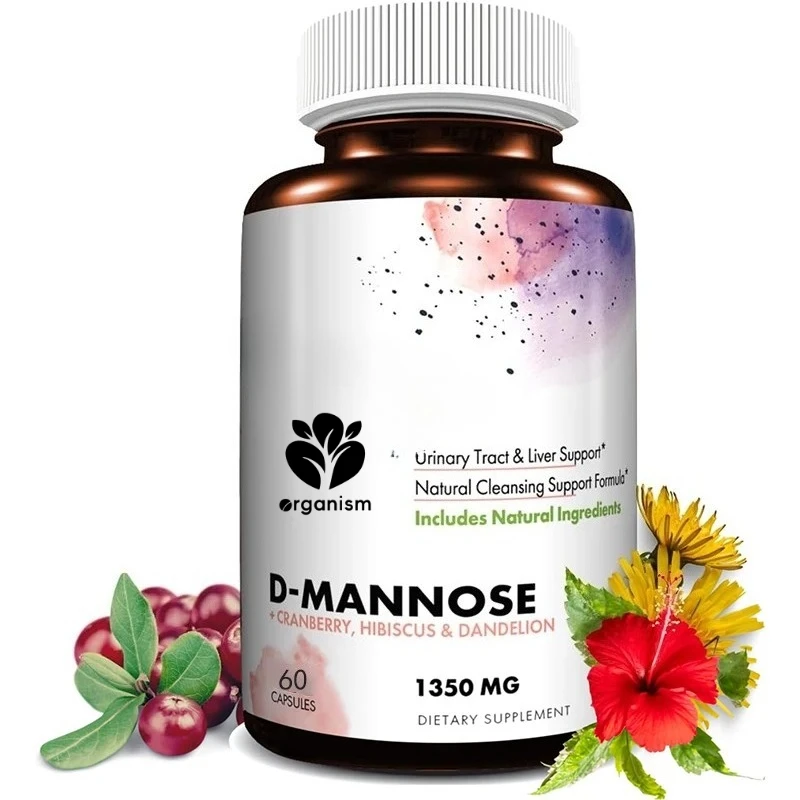 

Манноза и клюква I-D-mannose капсулы способствуют здоровью женских мочевых проб. 60 вегетарианских капсул