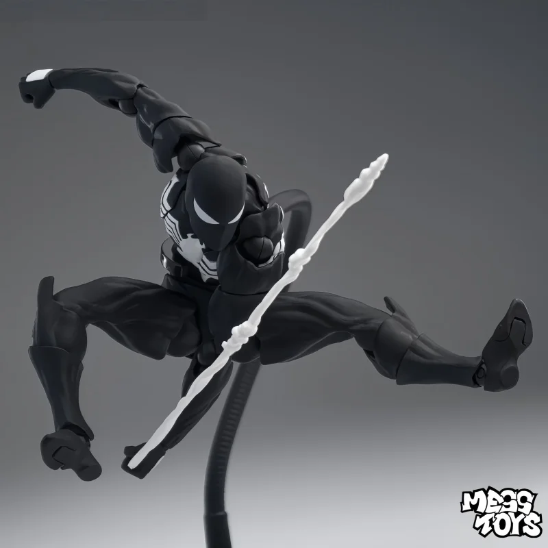 

Mess Toys The Ultimate Spiderman Black Neighbor Symbiotic Spider Man Action Figure Garage Kit Models Festvial Gifts Surprise Toy