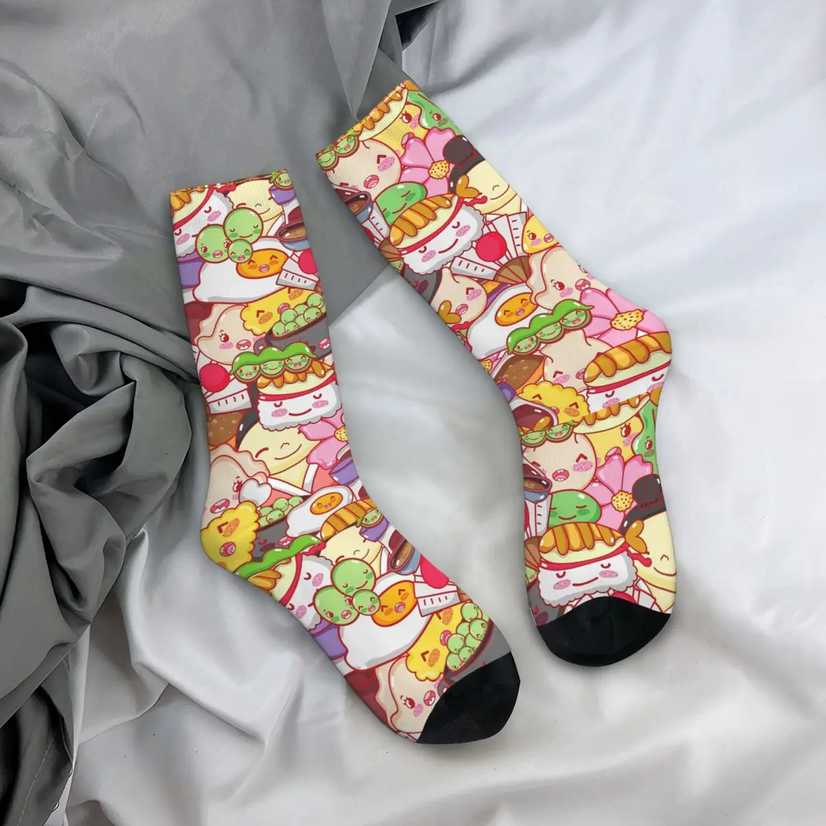 かわいい寿司ソックス原宿スーパーソフトストッキングオールシーズンロングソックスアクセサリーユニセックス誕生日プレゼント用