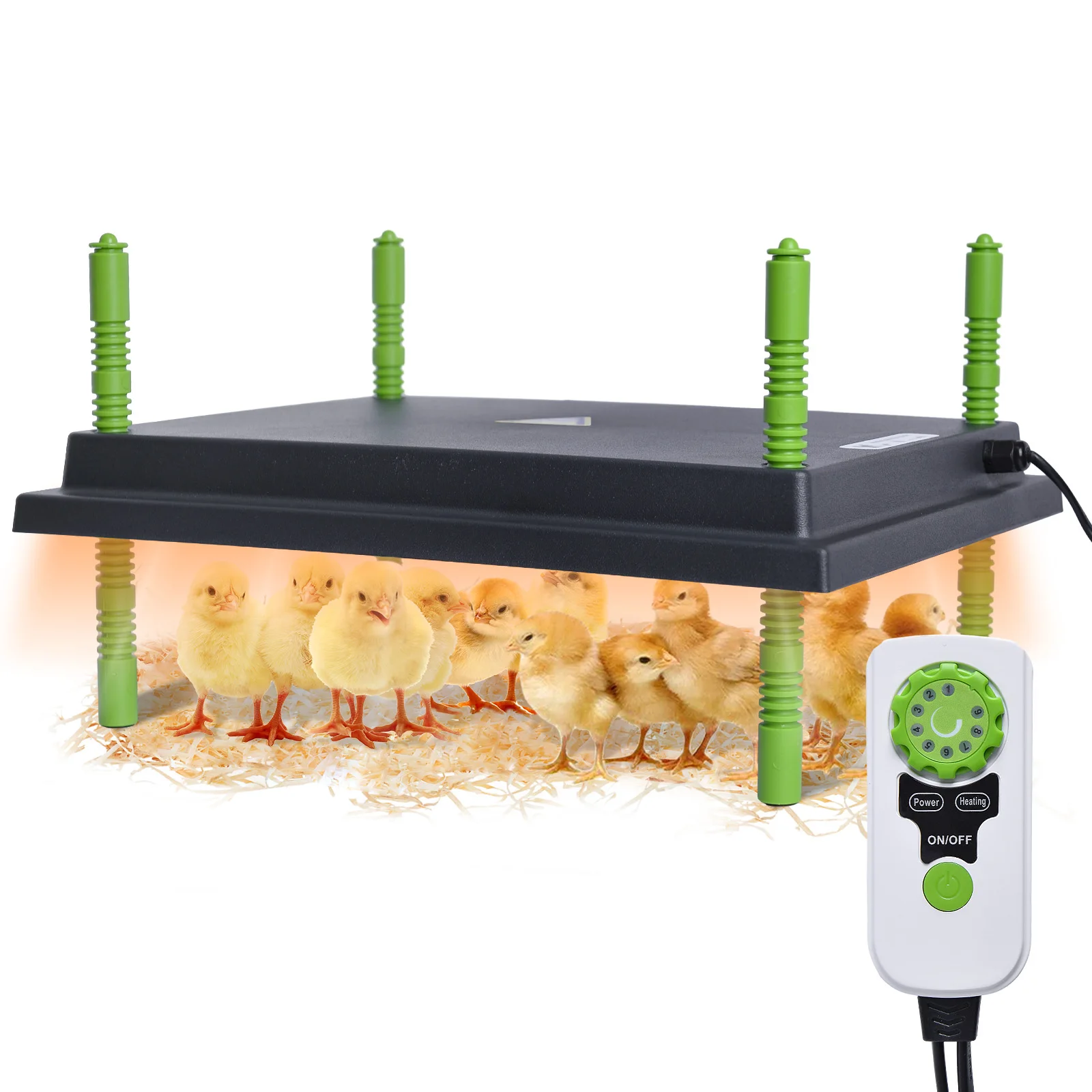 

Электрическая нагревательная пластина для выращивания цыплят с регулируемой температурой, энергосберегающий обогреватель для домашней птицы: цыплят, утят, перепелов, гусят