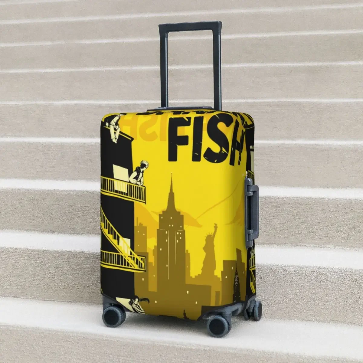 Banana Fish Suitcase Cover new york city urban eiji okumura ash lynx Cruise Trip Holiday Practical Luggage Case Protector