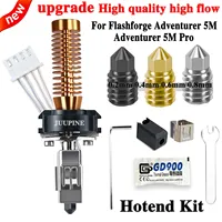 Upgrade For Flashforge Adventurer 5M / 5M Pro Hotend AD5M Nozzle Replacable Caremic Hotend Faster Heating AD5M Pro Nozzle 280℃